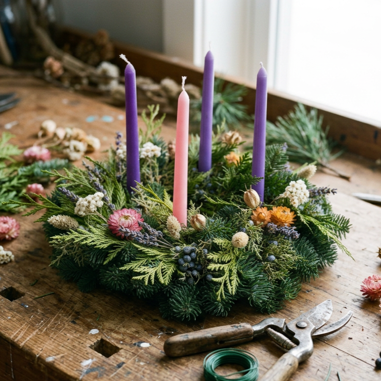Advent Wreath Workshop: 11/22 @ 4pm