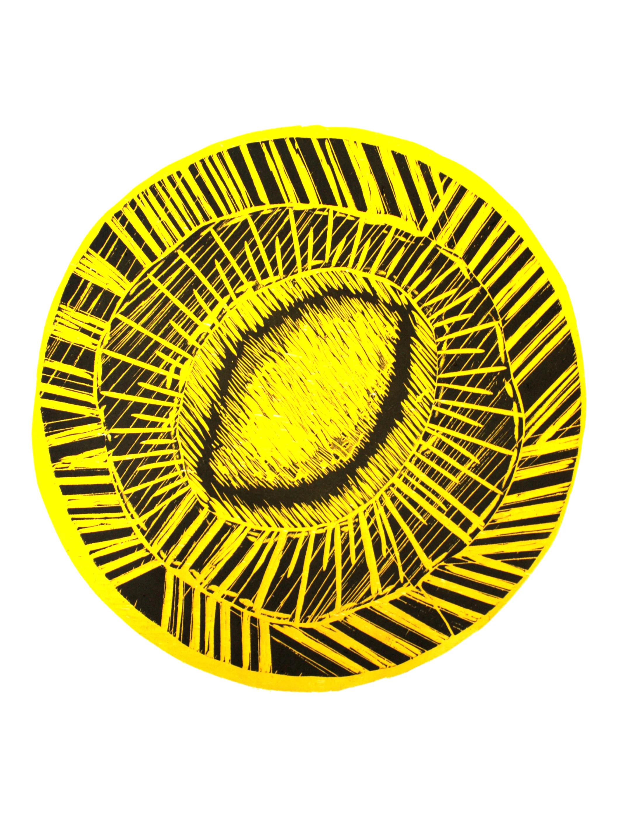  Wasp Beware 2014 - Woodcut - 76 x 56 cm  Edition of 5 