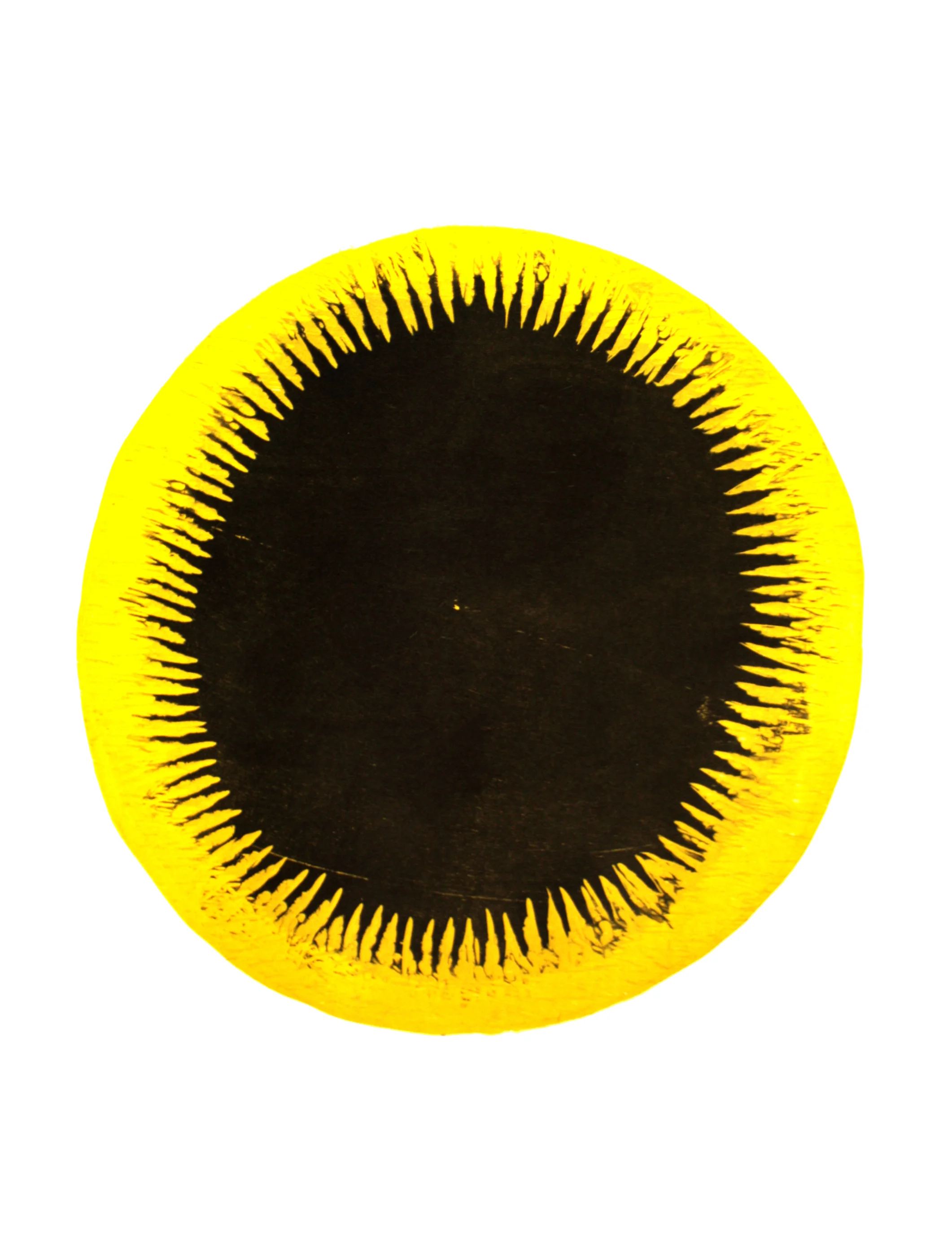  Black and Yellow Flower 2014 - Woodcut - 76 x 56 cm Edition of 5 