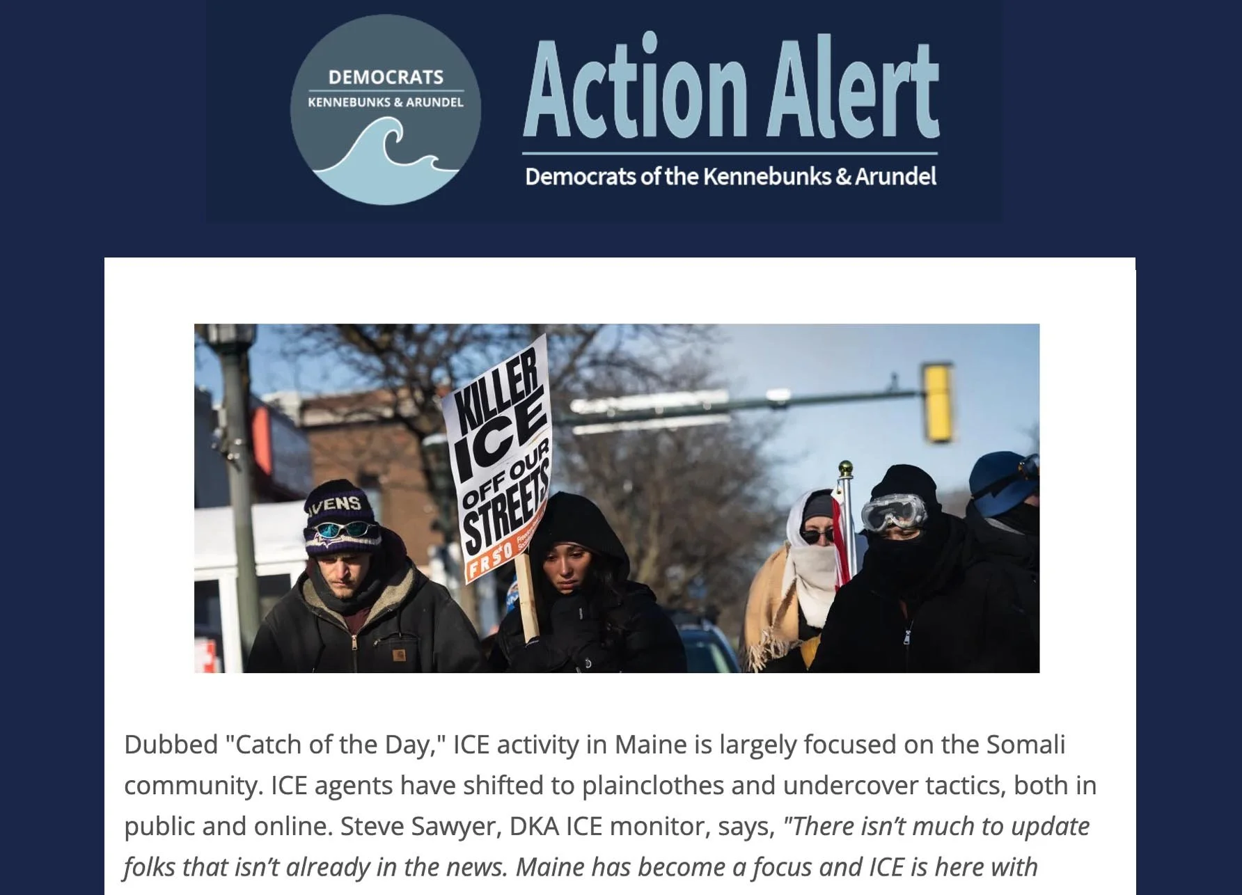 January 27, 2026: Ice In Maine