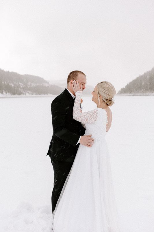 An emotional, winter elopement at Sapphire Point in Breckenridge, CO with Colorado Wedding Photographer Diana Coulter -13.jpg