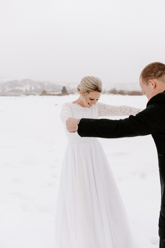 An emotional, winter elopement at Sapphire Point in Breckenridge, CO with Colorado Wedding Photographer Diana Coulter -14.jpg