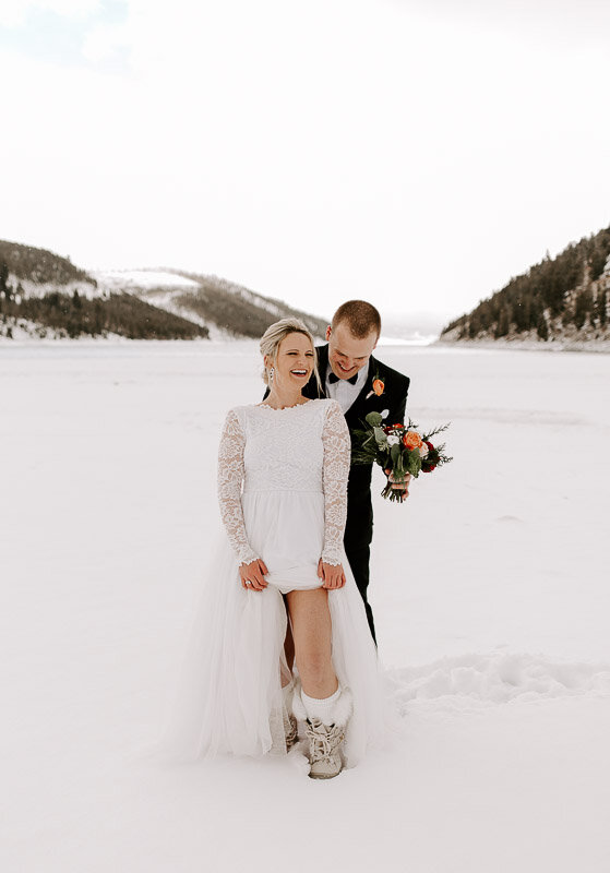 An emotional, winter elopement at Sapphire Point in Breckenridge, CO with Colorado Wedding Photographer Diana Coulter -30.jpg
