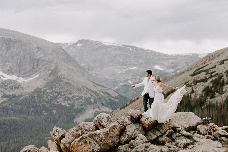 Trail Ridge Road Rocky Mountain National Park elopement by Colorado Wedding Photographer Diana Coulter-9.jpg