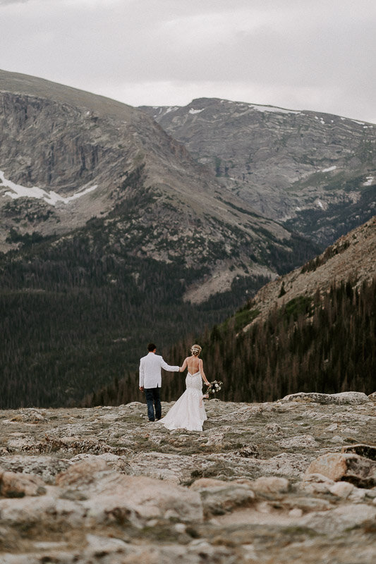 Trail Ridge Road Rocky Mountain National Park elopement by Colorado Wedding Photographer Diana Coulter-11.jpg