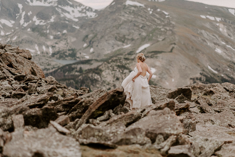 Trail Ridge Road Rocky Mountain National Park elopement by Colorado Wedding Photographer Diana Coulter-35.jpg