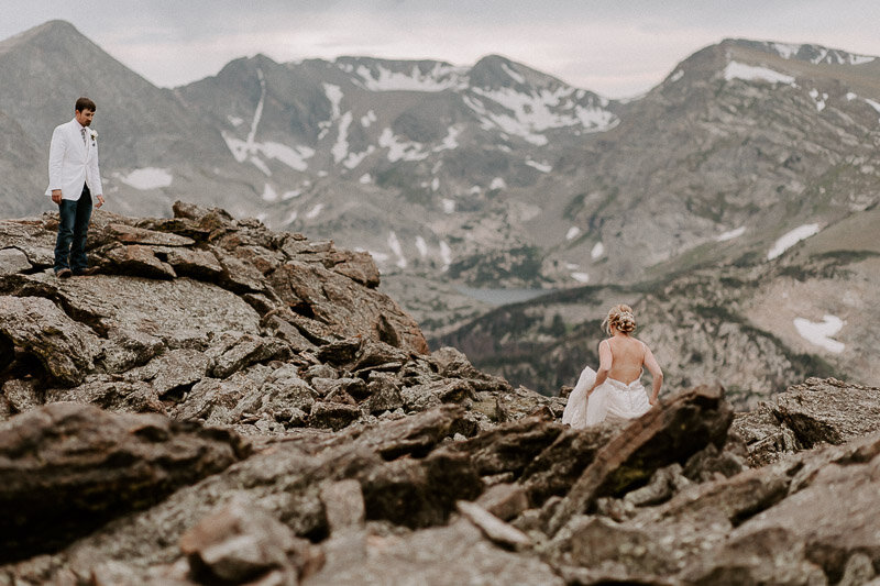 Trail Ridge Road Rocky Mountain National Park elopement by Colorado Wedding Photographer Diana Coulter-36.jpg