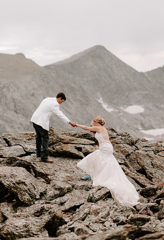 Trail Ridge Road Rocky Mountain National Park elopement by Colorado Wedding Photographer Diana Coulter-38.jpg