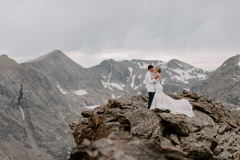 Trail Ridge Road Rocky Mountain National Park elopement by Colorado Wedding Photographer Diana Coulter-39.jpg
