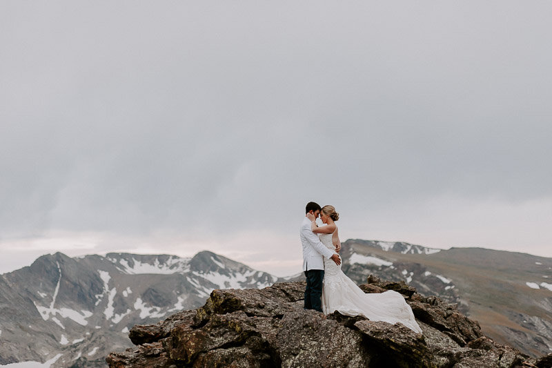 Trail Ridge Road Rocky Mountain National Park elopement by Colorado Wedding Photographer Diana Coulter-41.jpg