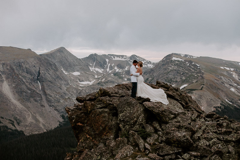 Trail Ridge Road Rocky Mountain National Park elopement by Colorado Wedding Photographer Diana Coulter-42.jpg