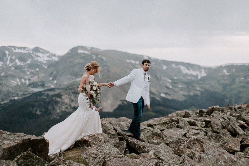 Trail Ridge Road Rocky Mountain National Park elopement by Colorado Wedding Photographer Diana Coulter-48.jpg