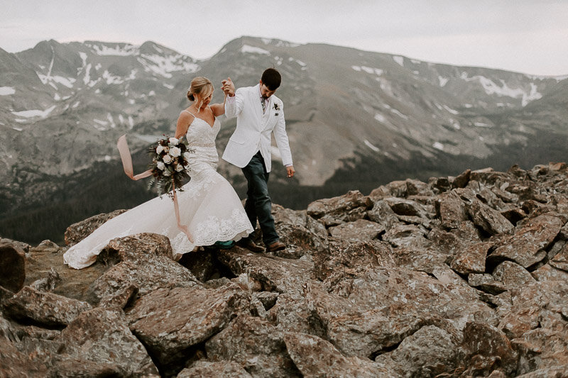Trail Ridge Road Rocky Mountain National Park elopement by Colorado Wedding Photographer Diana Coulter-49.jpg