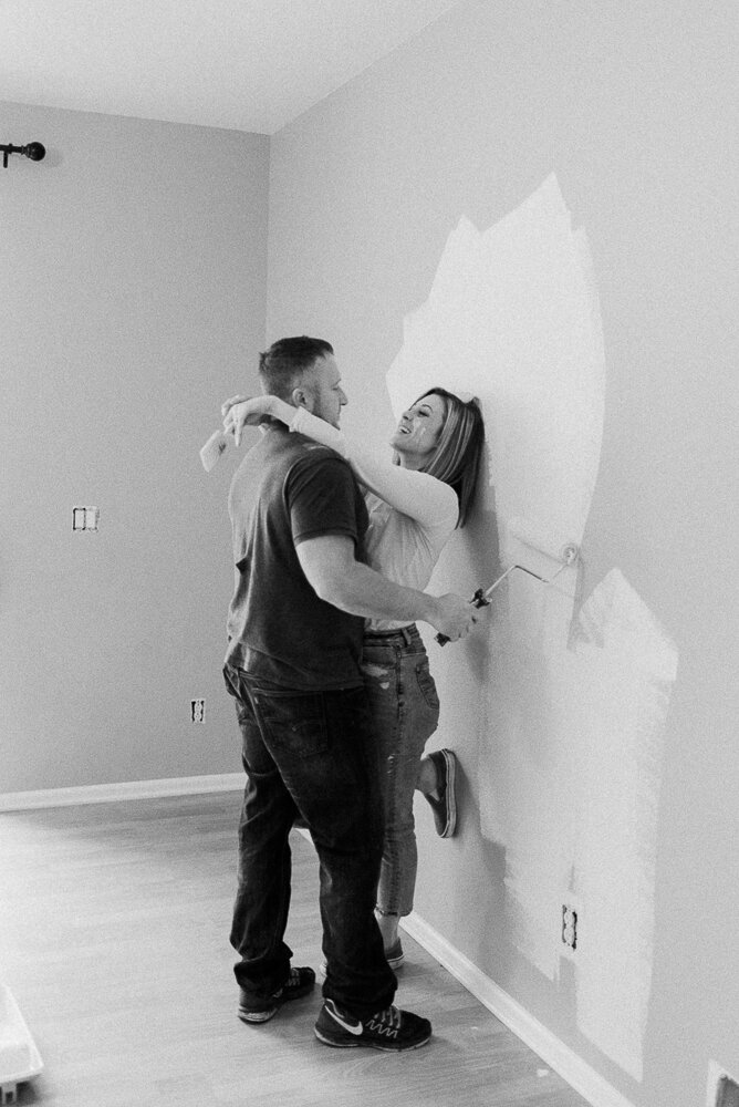 Diana + Casey In Home Couples Painting Session in Denver Colorado-54.jpg