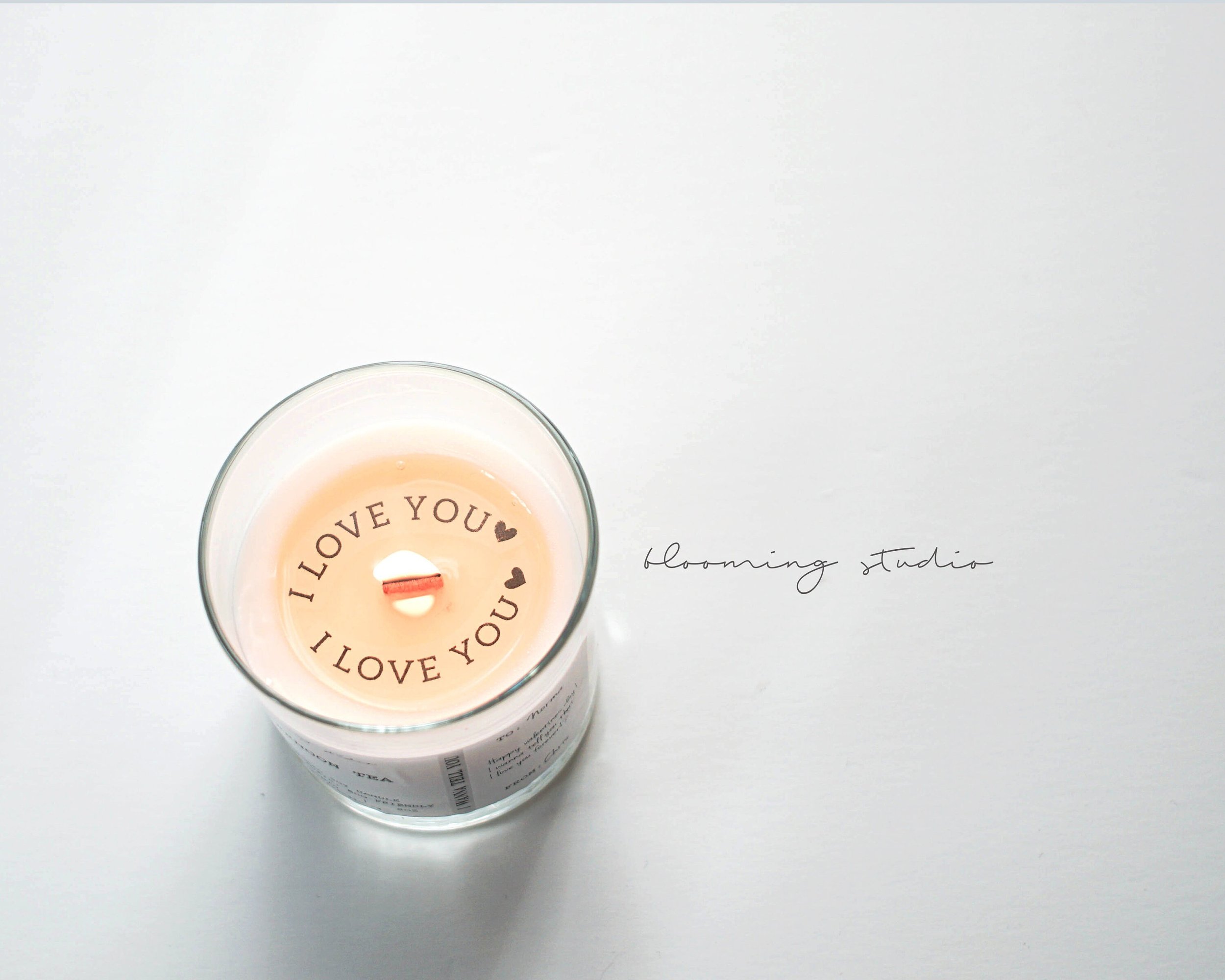 Surprise Message Candle Hidden Message Candle Personalized Soy Candle