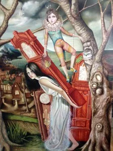 "Prisoners of Time" Oil on Canvas 47.5" x 71.5" Luis Enrique Toledo del Rio