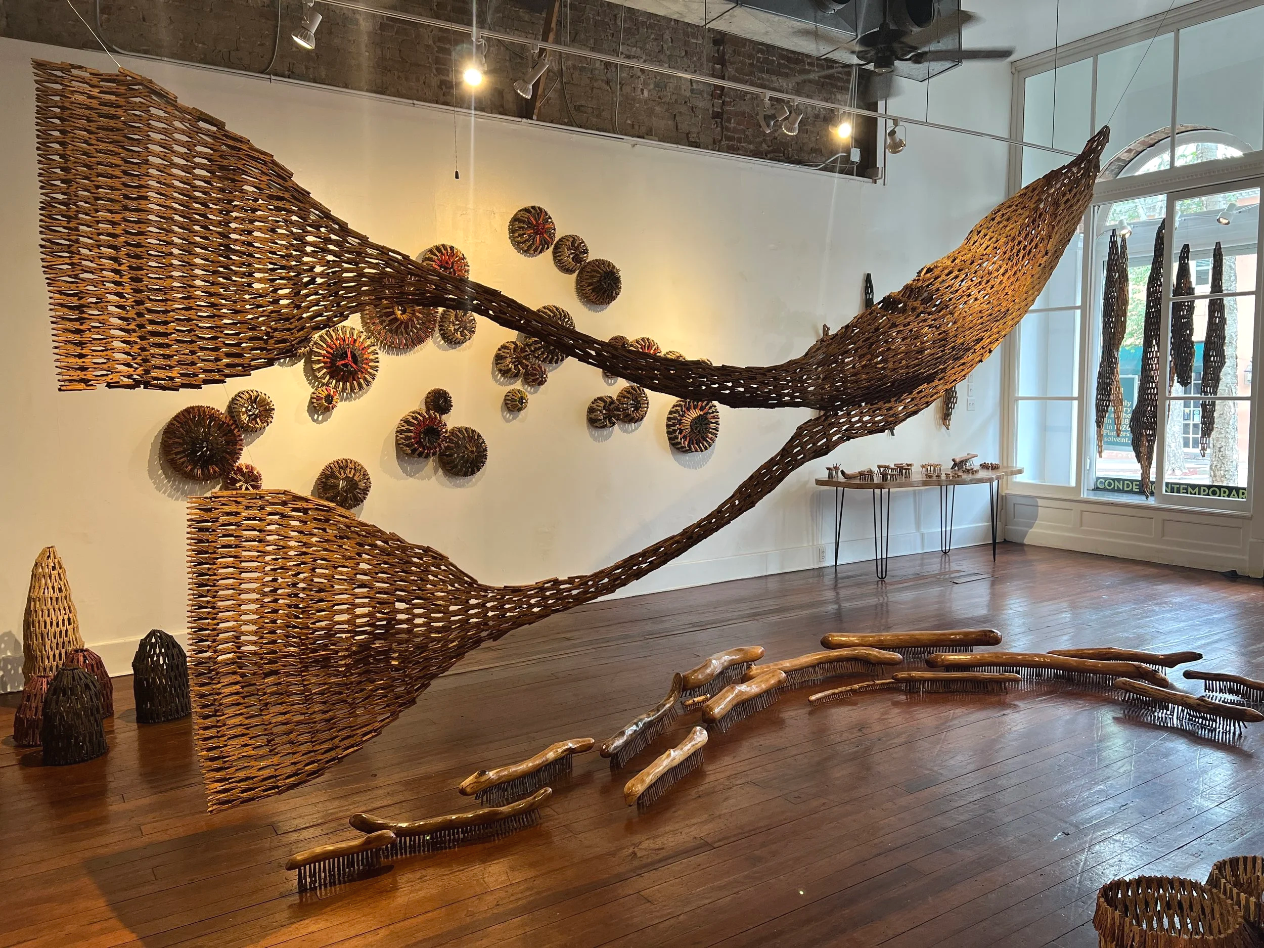An exhibition titled Specious Morphology at Conde Contemporary in Natchez featuring the work of Gerry Stecca.