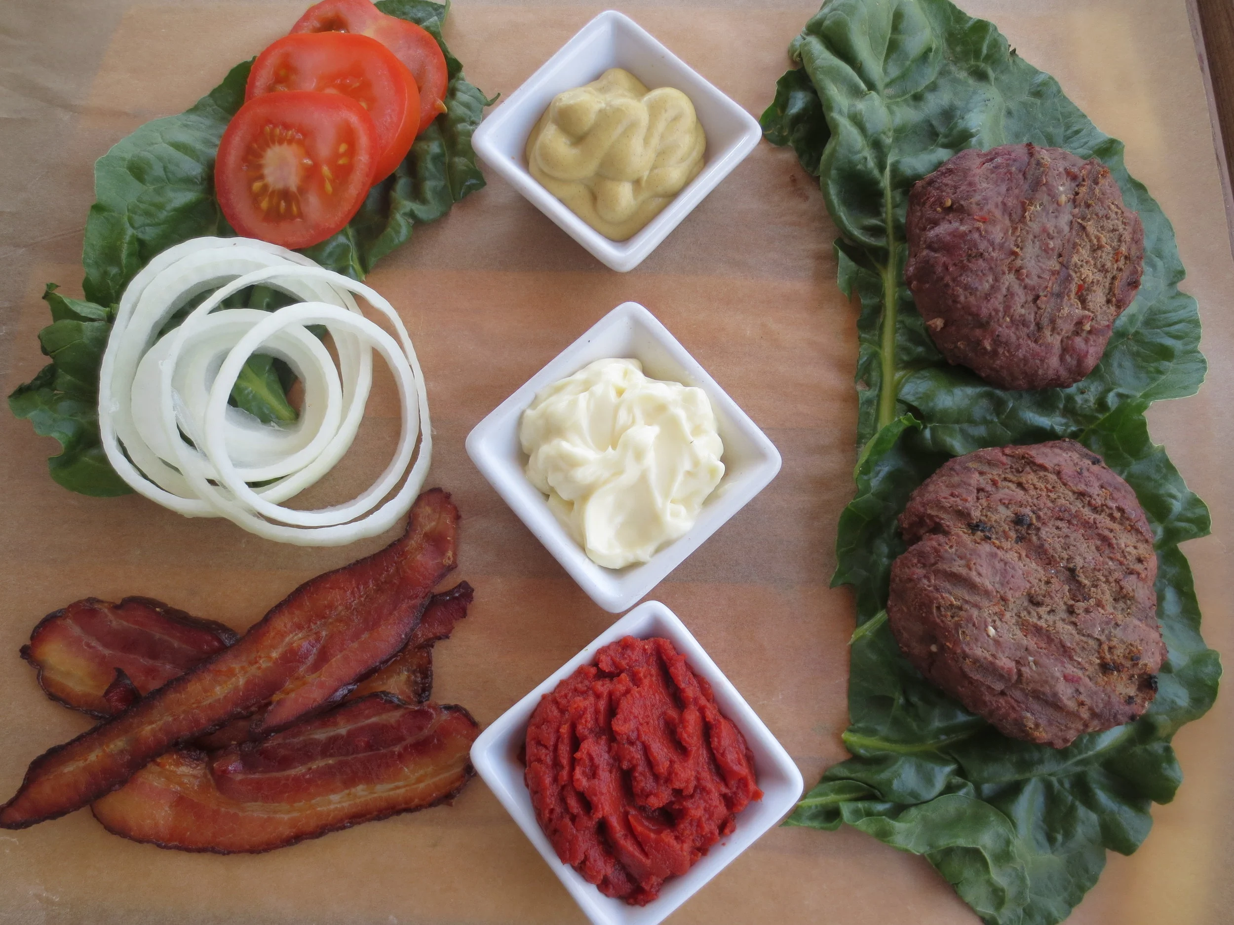 Moose Burgers and Sweetener-Free Ketchup 