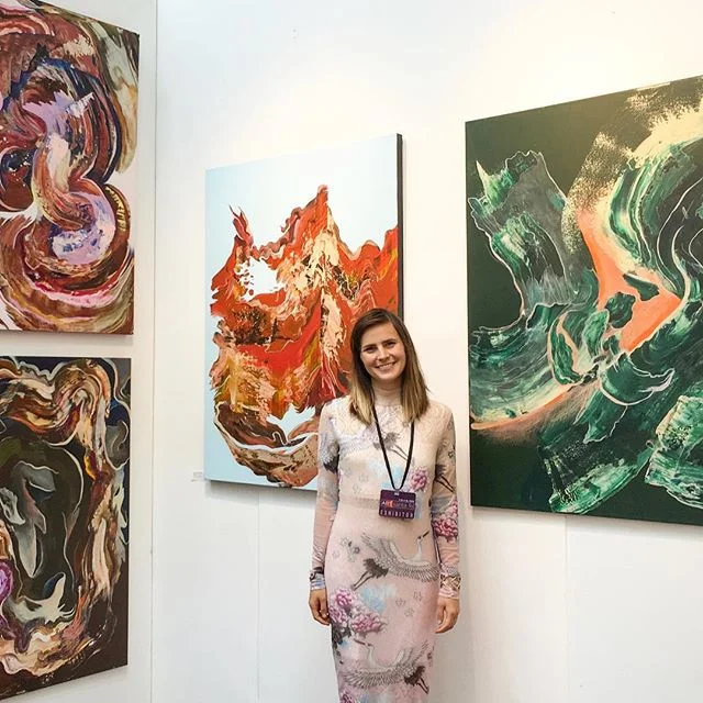 Inside my little universe here and also happy to be amongst so many great artists at @artsantafe