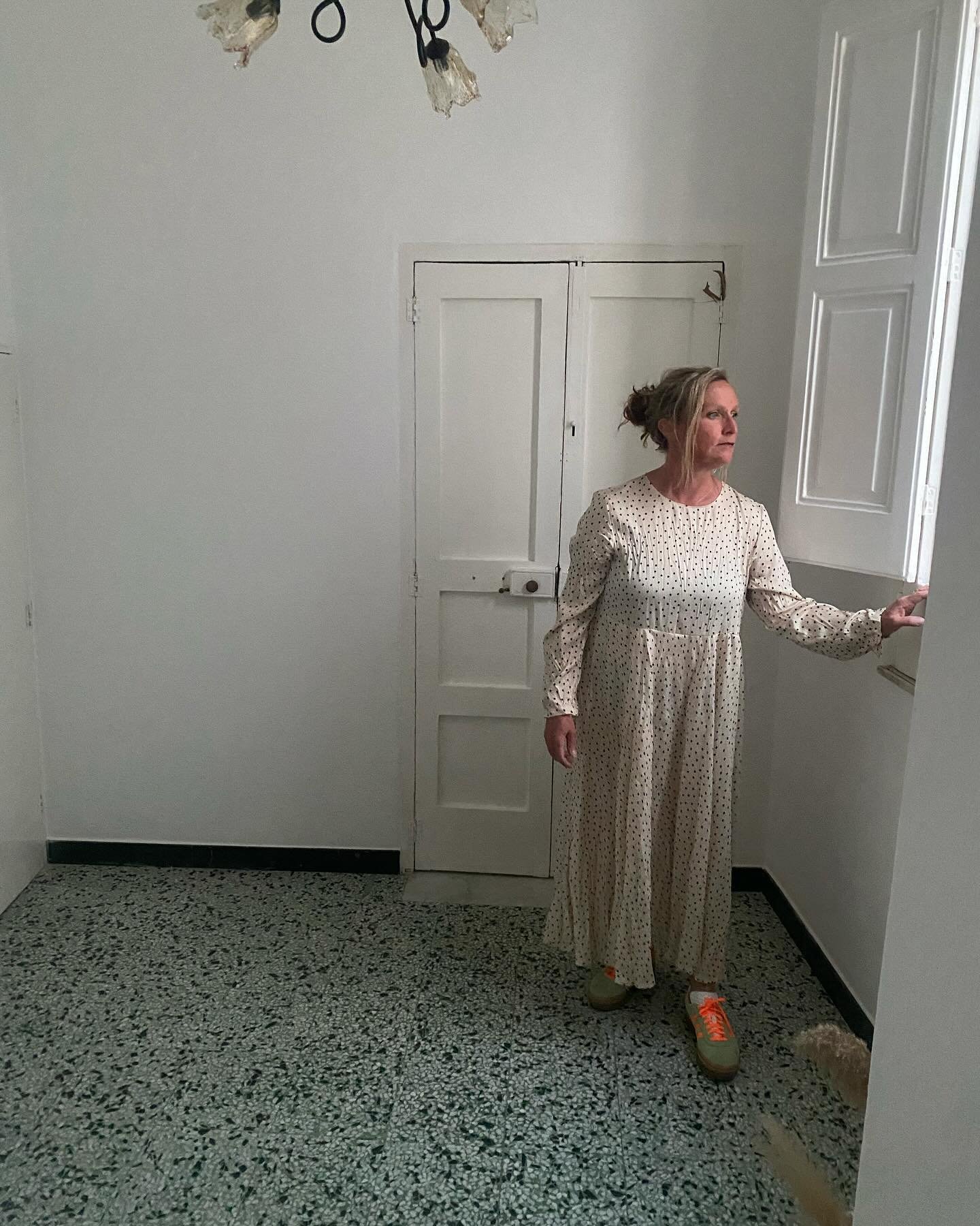 When on holiday. 

Home now so not channeling the ethereal quite so much. Also wondering if my shoes are actually Florence from the Magic Roundabout shoes as been my fashion USP for over 40 years. 

@palaisgentile #matino #italy #apotterslife #amanda