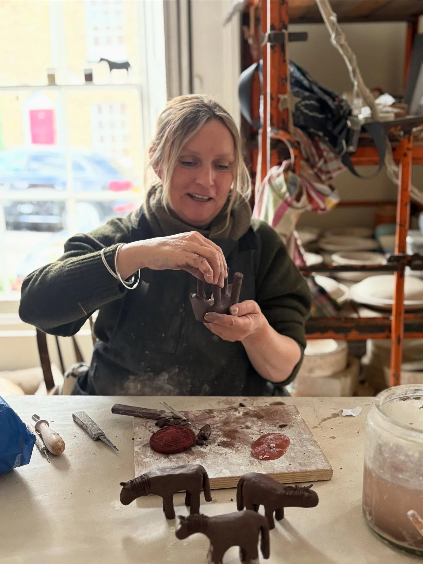 Merry Christmas and a Happy New Year from my studio. 

Thank you so much for enabling me to make things in clay for another fabulous year. Looking forward to creating lots more in 2026. 

I am completely obsessed with making small horses. I am on at 