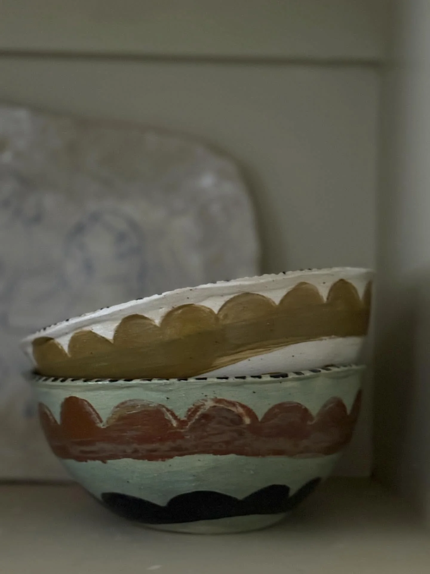 Eat Your Words is the title of two listings in my online shop. They are for two different sizes of bowl into which I will stamp any words of your choice. 

All you have to do is buy a slot and then email me with the order number and the words you wou