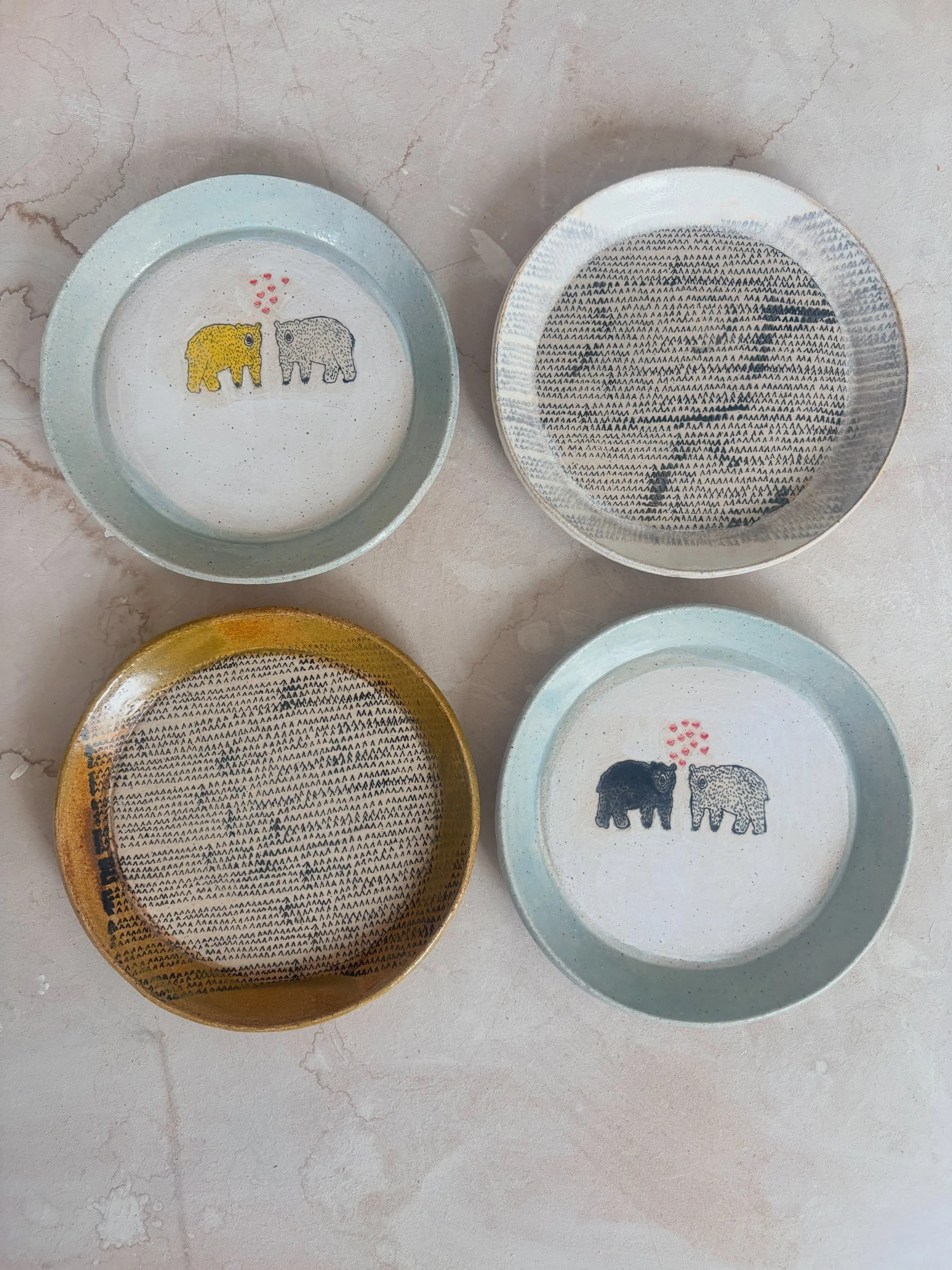 A lovely start to the morning opening the kiln to these beauties. 

I hope to have a shop preview ready by tomorrow evening. For now the shop is closed so we can list everything for sale. 

#amandabanhamceramics #bears #ceramicartist #saffronwalden #