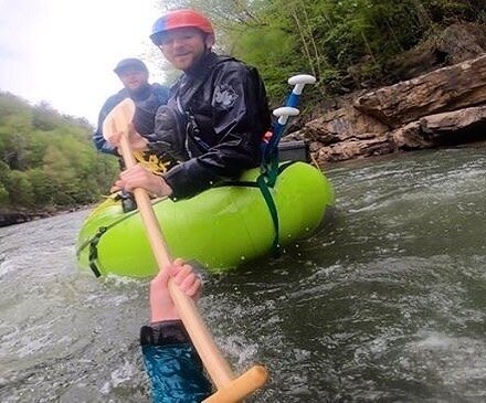 @ddaltonbennett shows us what the other end of the paddle is for