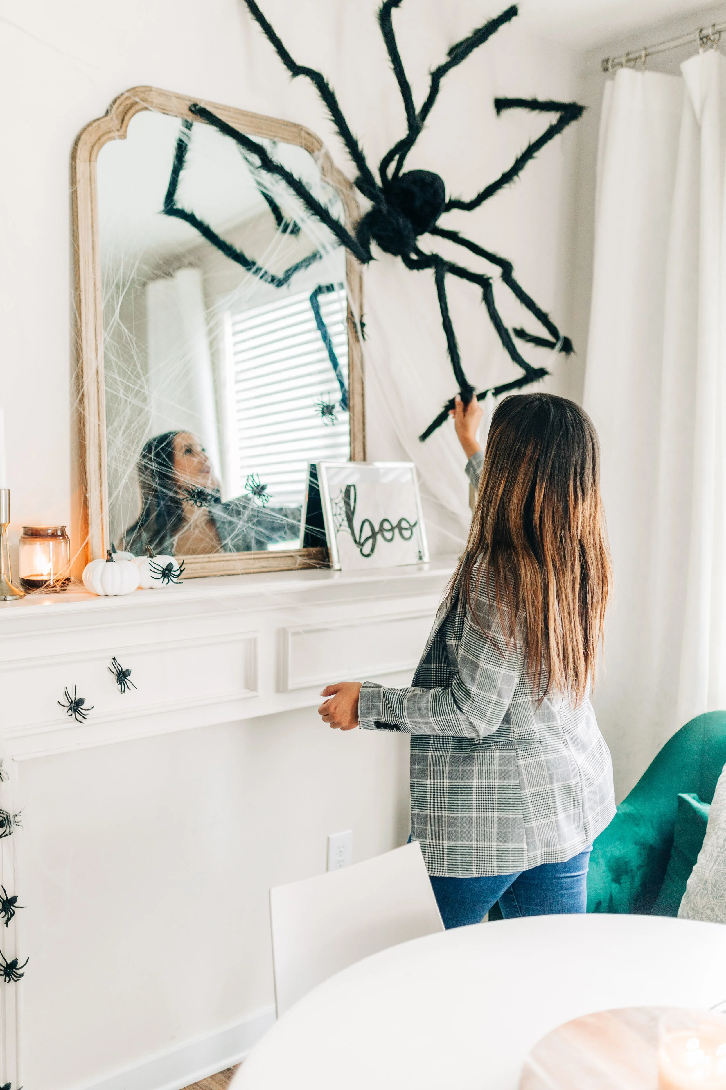 Minimal Halloween Mantle — Sarah Lampley
