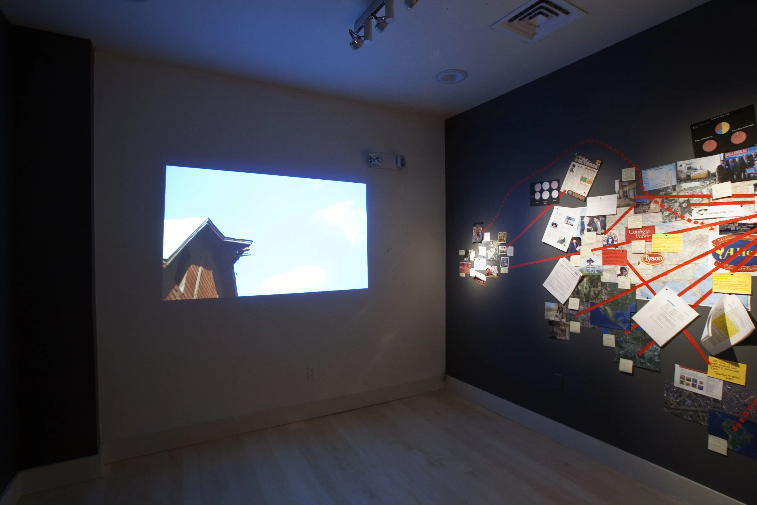 The North Wind and the Sun , installation view, The Best of the North East Masters of Fine Art , Helen Day Art Center, Stow, VT, 2013