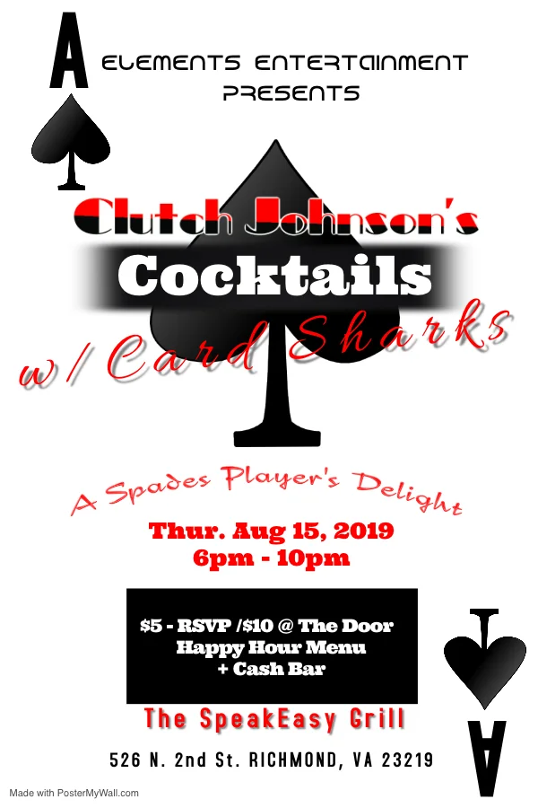 Clutch Johnsons Cocktails w Card Sharks - Made with PosterMyWall.jpg