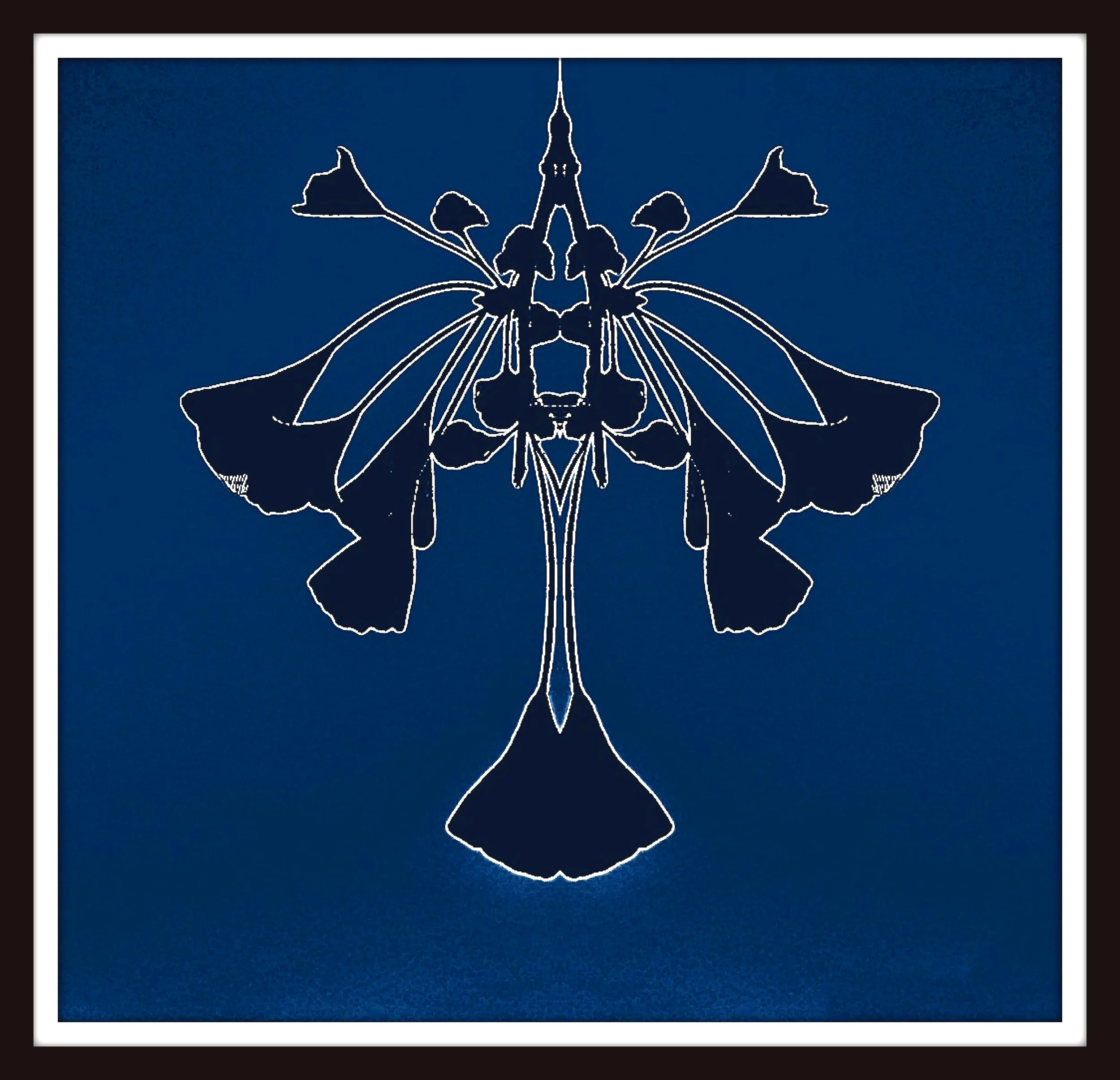 ginkosprigsMirrorframed.jpg