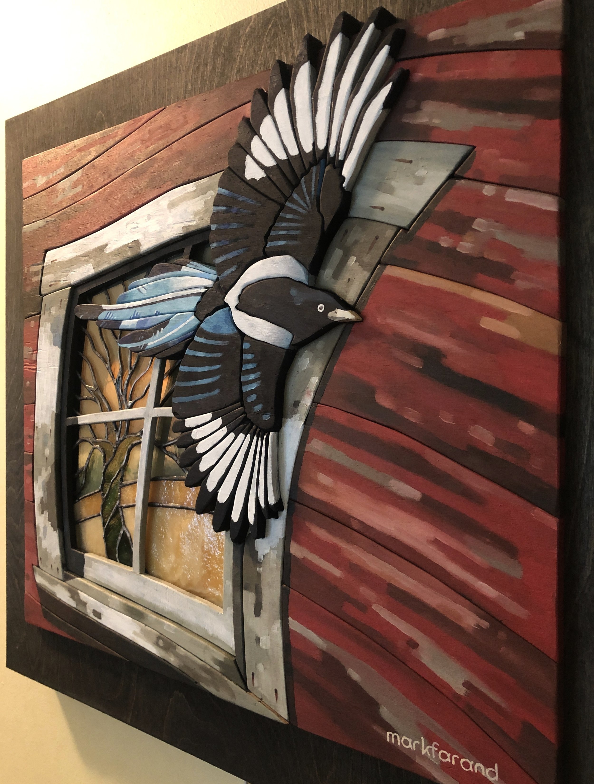 Magpie & Stained Glass