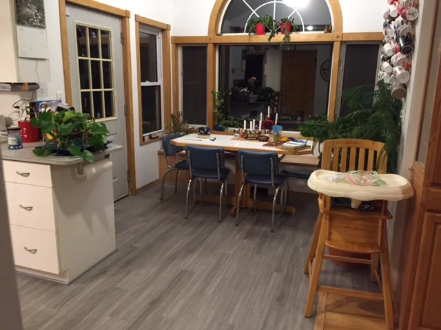 Worked great in this kitchen.  Also did the ash trim.