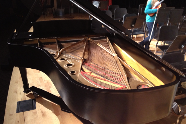 Boom!   Pretty Steinway.