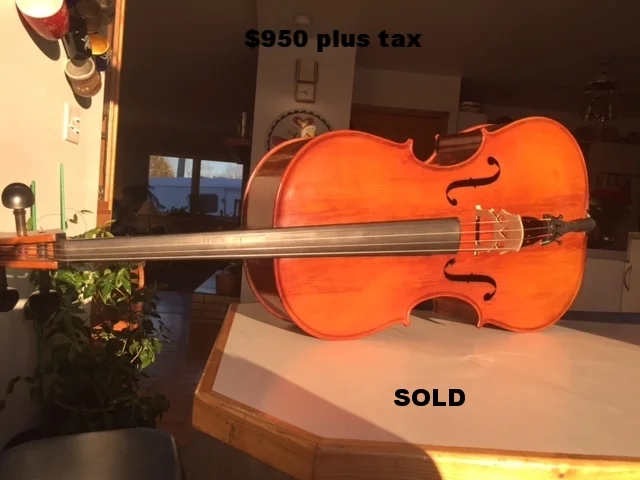 Cello 4/4 Amati Used $950
