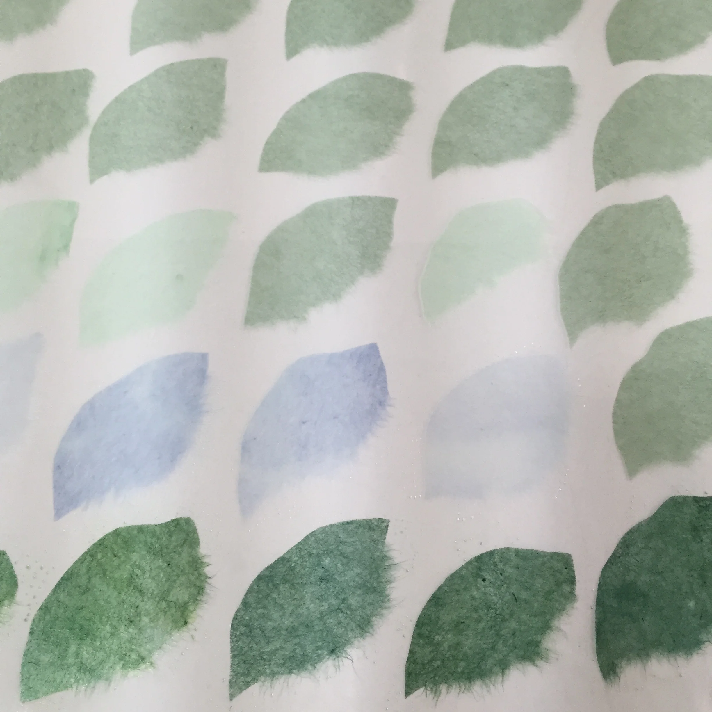 chine colle leaf shapes