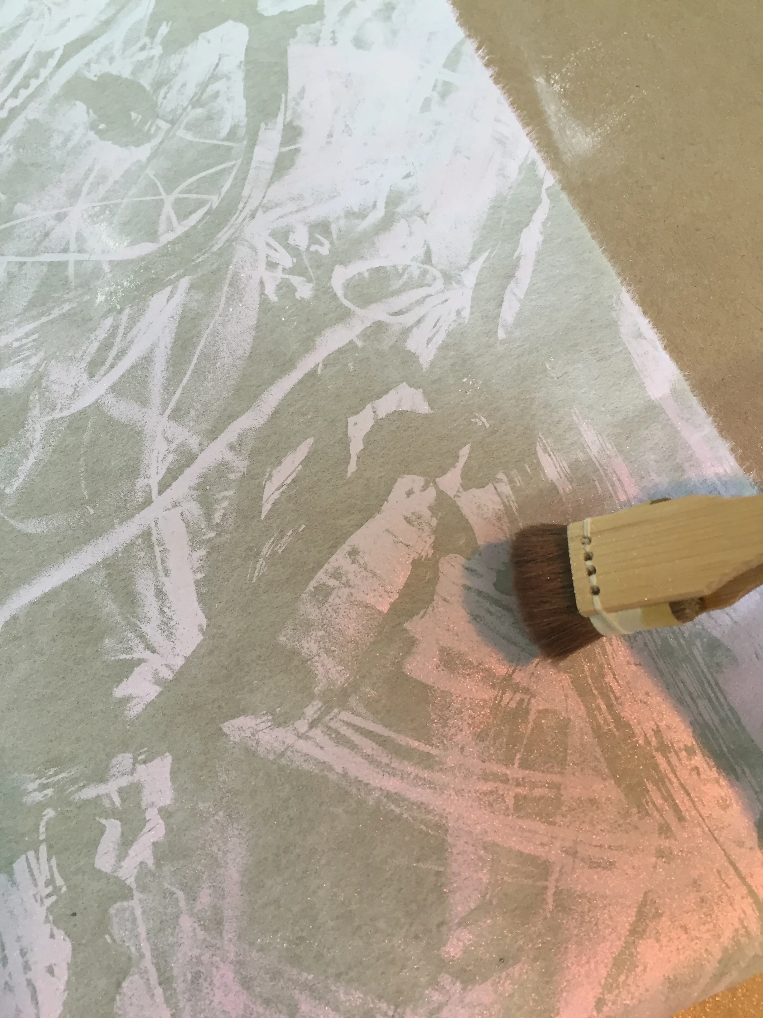 adding metallic pigment 