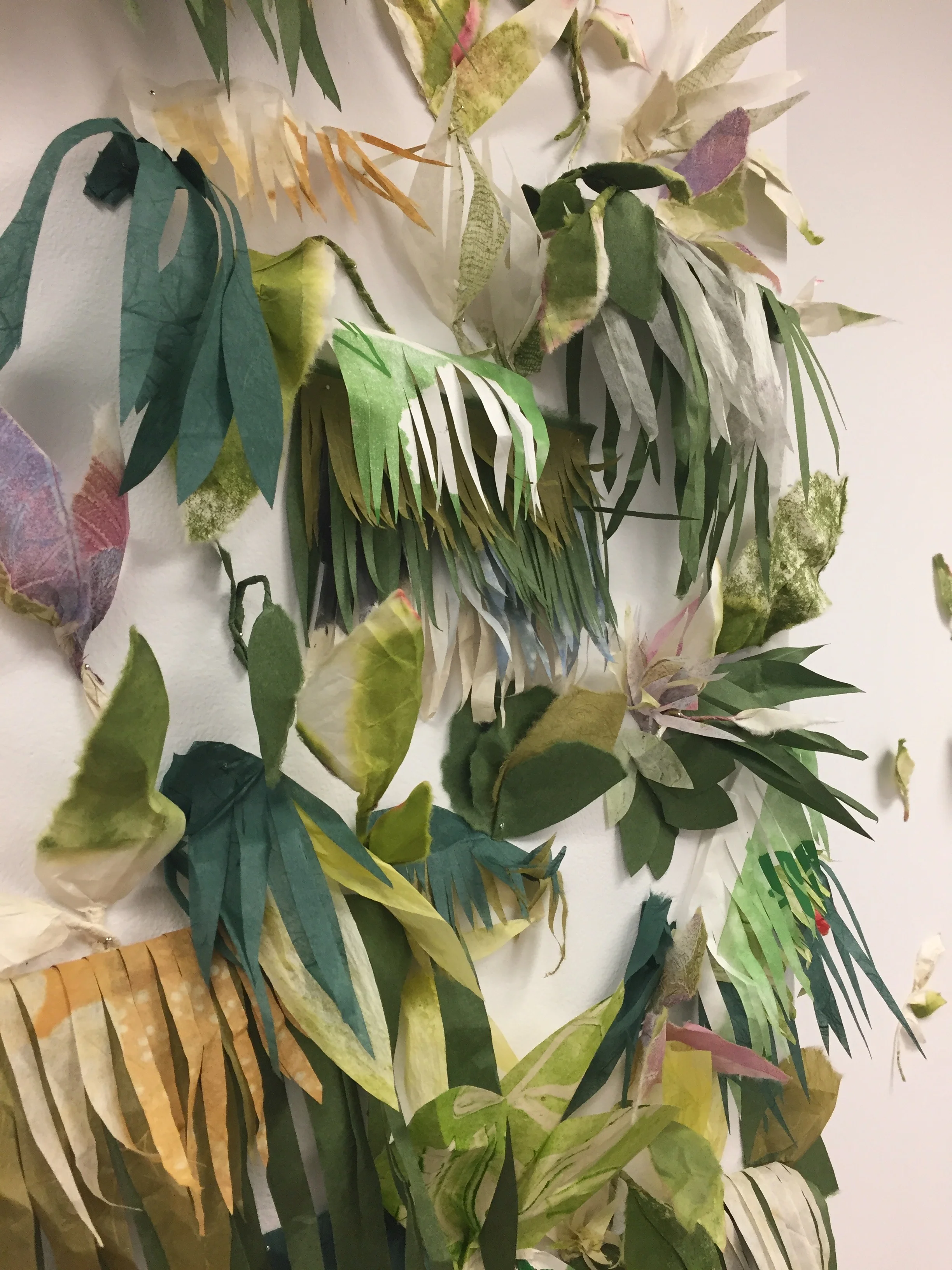 living wall, Print Garden Residency 2018