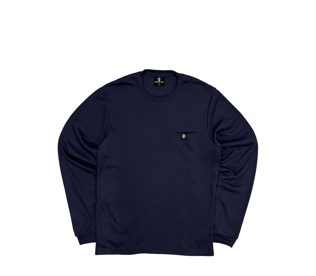 Navy LS Shirt Front.png