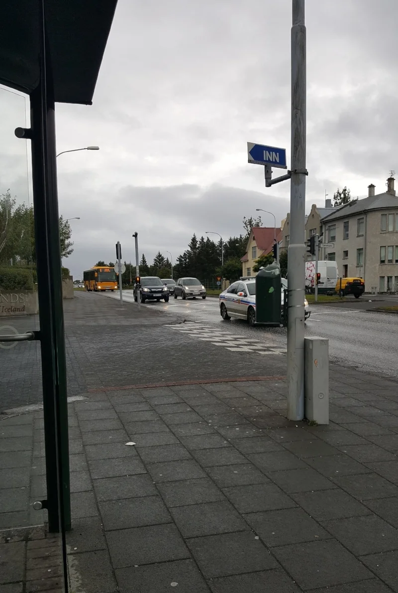 Here comes the bus!
