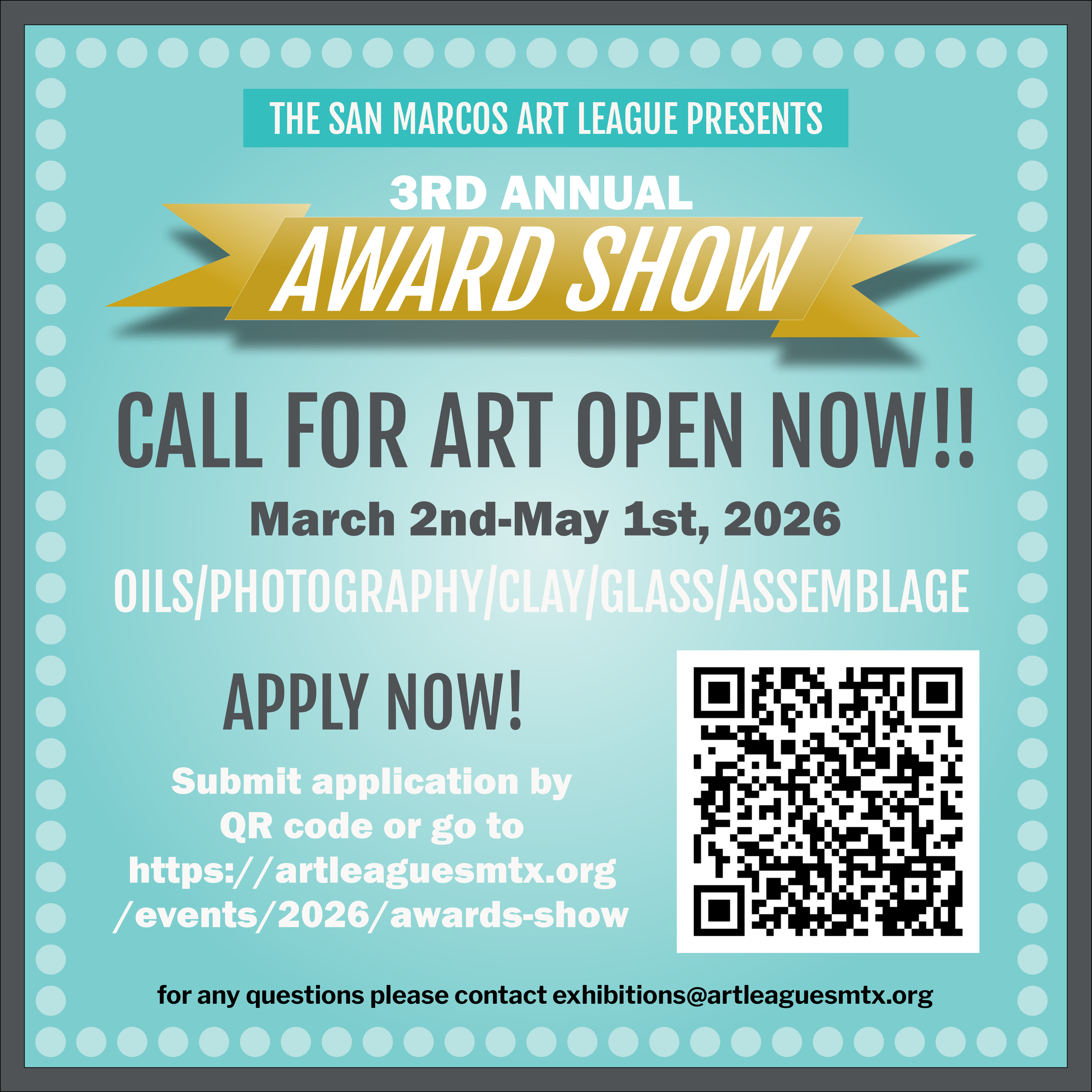 Awards Show: Call for Art