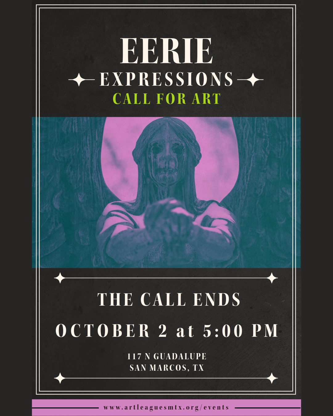 Eerie Expressions Call for Art