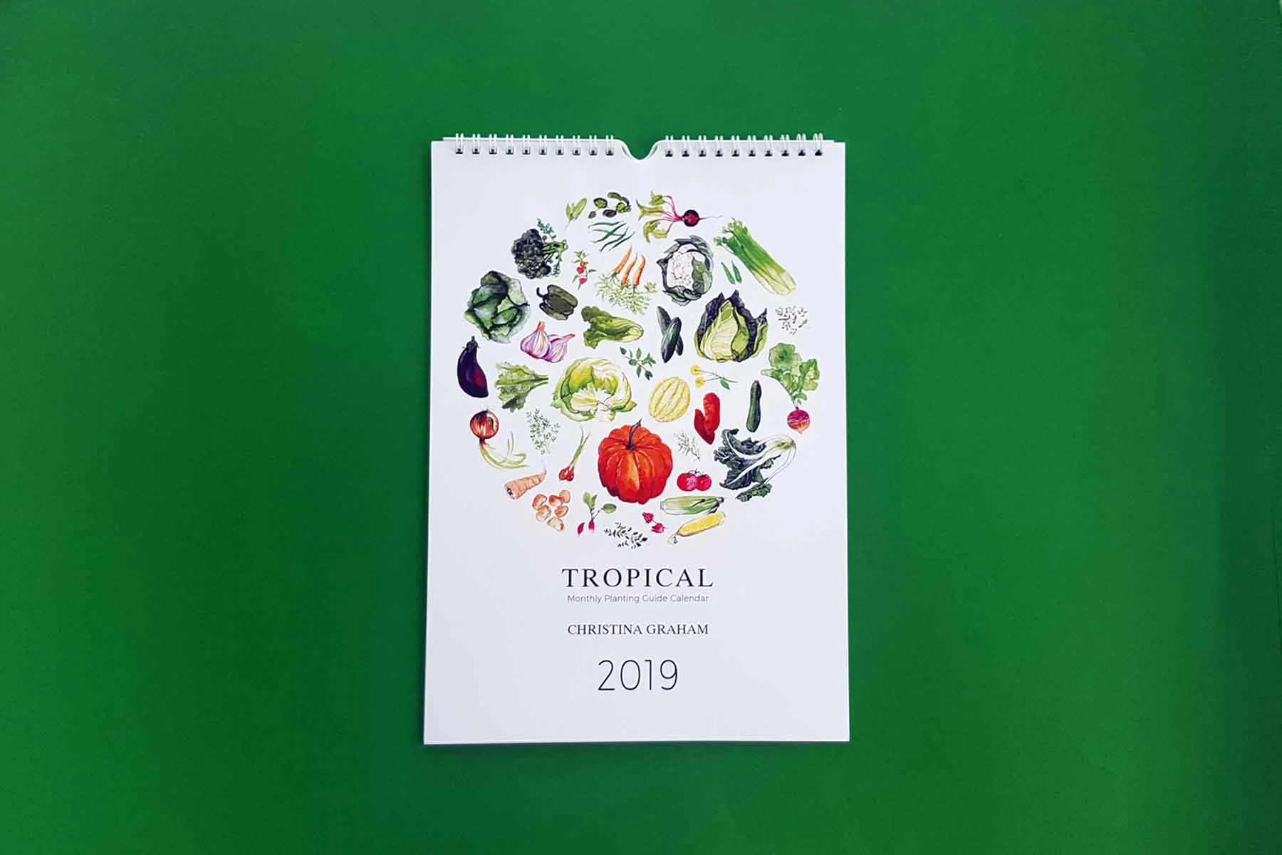 Tropical Planting Guide Seasonal Australia Front 2019 Calendar