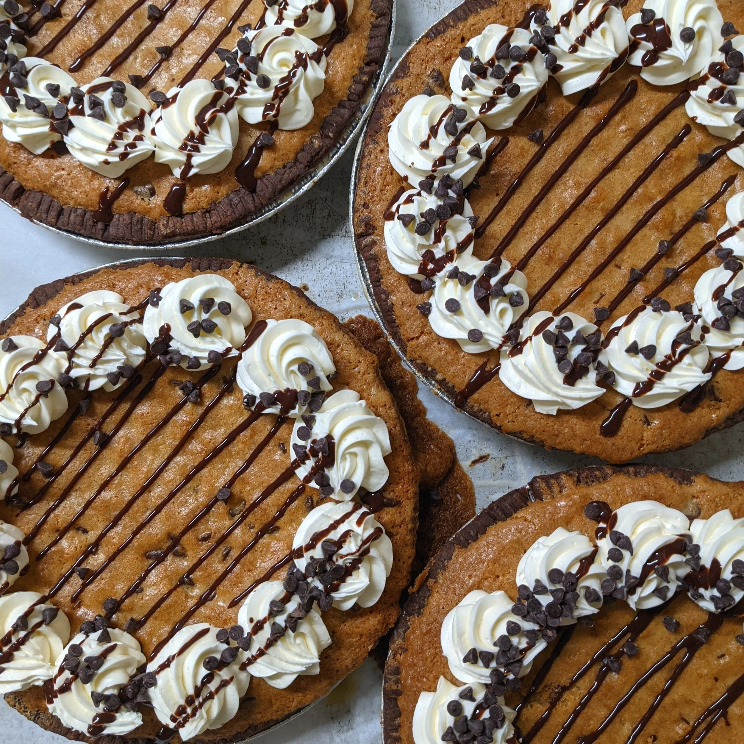 9" Chocolate Chip Cookie Pie — CARAMEL BAKERY AND BAR