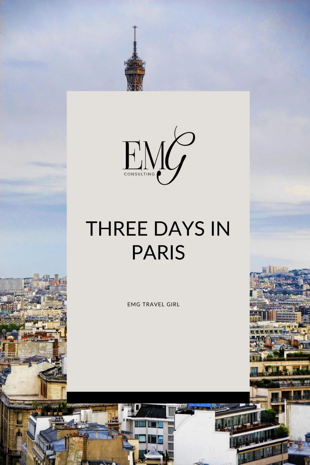 Paris in 3 days - It's a bucket list must.