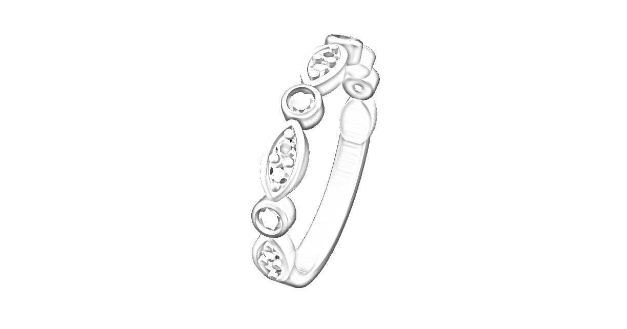 2. Cairns - custom wedding ring