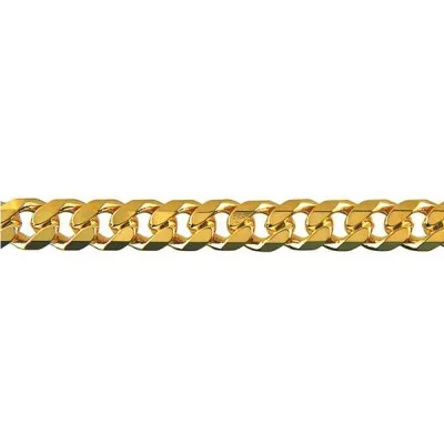 Bevelled curb diamond cut 6.3mm