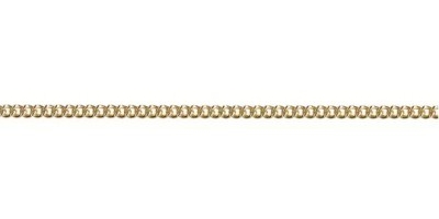 Chain width = 1.80mm Approx. weight 9ct yellow gold for 50cm = 4.61g Approx. weight 9ct yellow gold for 45cm = 5.4g Available in the following: 9ct yellow : 40, 45, 50, 55, 60, 70cm 18ct yellow: 45cm 