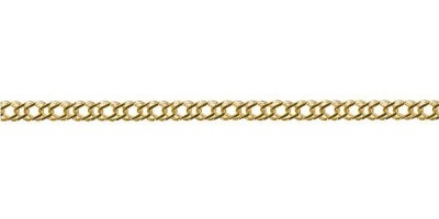 Chain width = 2.80mm Approx. weight 9ct yellow gold for 45cm = 3.73g Available in the following: 9ct yellow : 45cm